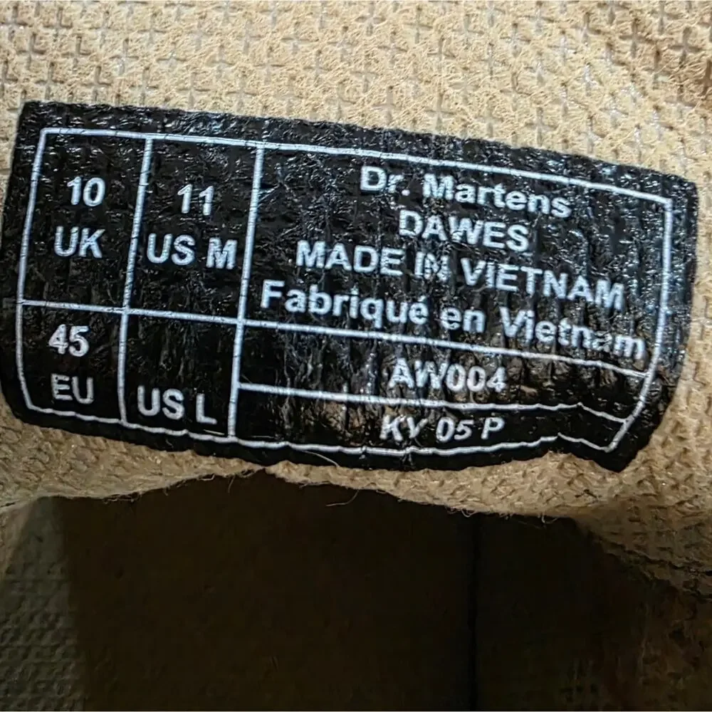 Dr. Martens Dawes Oxford, Men's Size 11